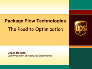 Package Flow Technologies The Road to Optimization