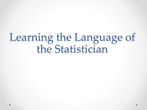 Understanding Statistical Symbols