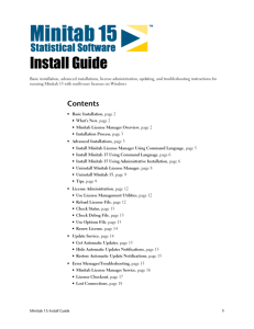 Install Guide - Addlink Software Científico