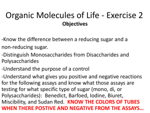 Organic Molecules of Life