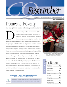 Domestic Poverty