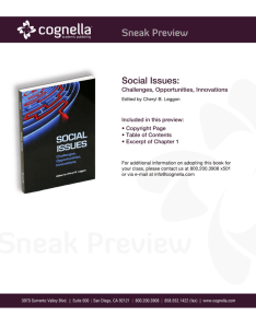 Sneak Preview - Cognella Academic Publishing