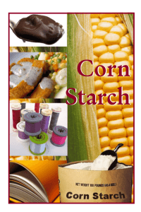 Corn Starch  - Corn Refiners Association