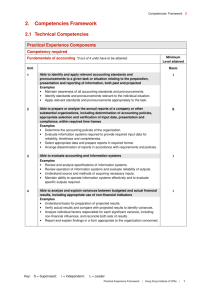 Competencies framework - Hong Kong Institute of Certified Public