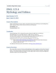 Реферат: Greek Mythology Essay Research Paper Greek MythologyGreek
