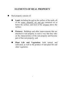 ELEMENTS OF REAL PROPERTY