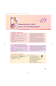 Assessment and Care of the Newborn