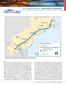 US System Summary: NORTHEAST CORRIDOR