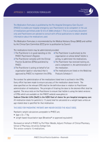 appendix 1 - medication formulary