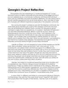 Georgia's Project Reflection