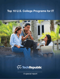 Top 10 US College Programs for IT