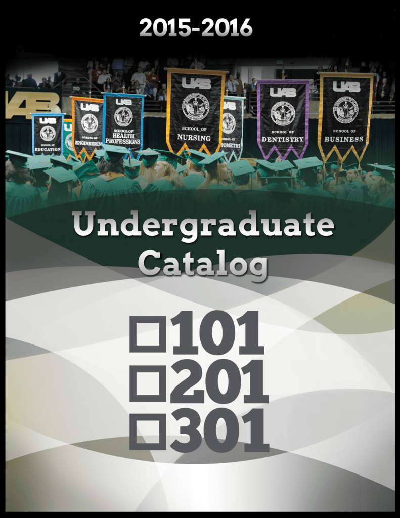 PDF Version UAB Catalog University of Alabama at Birmingham