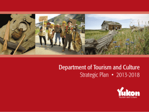 Department of Tourism and Culture Strategic Plan • 2013-2018