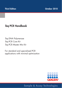 Taq PCR Handbook