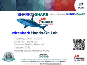 SHARK@SHARE wireshark Hands-On Lab