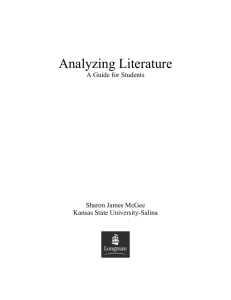 Analyzing Literature: A Guide for Students