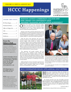 HCCC Happenings - Hudson County Community College