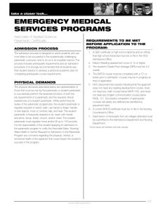 emergency medical services programs