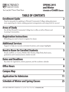 TABLE OF CONTENTS - Laurel College Center