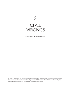 Civil Wrongs