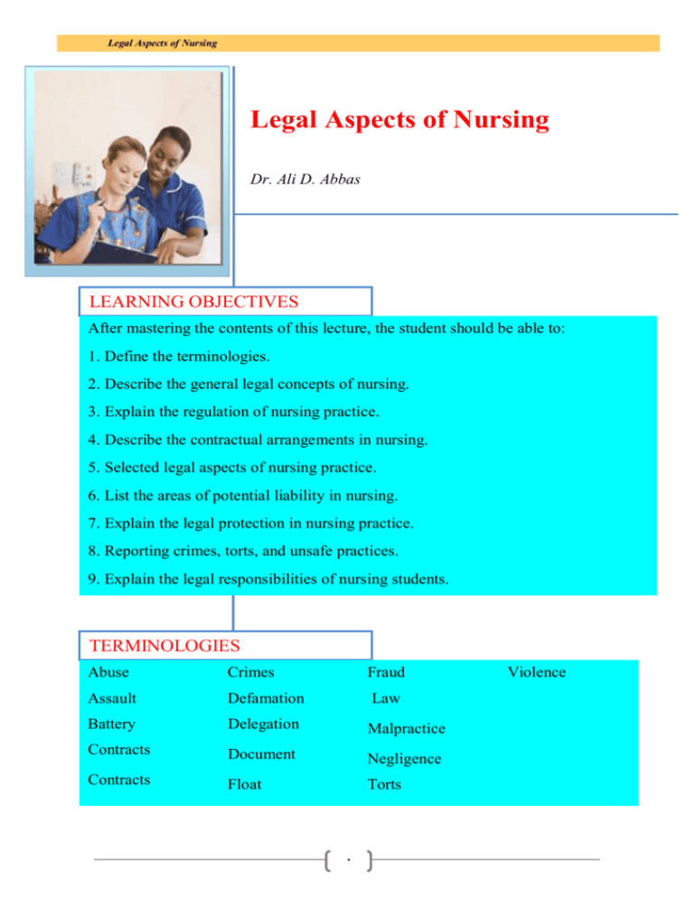 legal-aspects-of-nursing