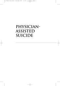 Physician- Assisted Suicide