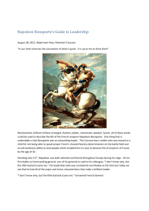 Napoleon Bonaparte's Guide to Leadership