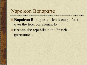 Napoleon Bonaparte - Mentor Public Schools