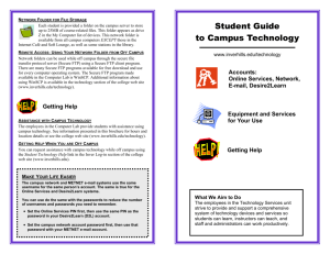 Student Guide to Campus Technology Brochure.pub