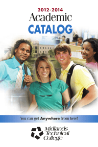 2008-10 Catalog - Midlands Technical College