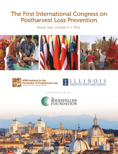 Errata - The First International Congress on Postharvest Loss