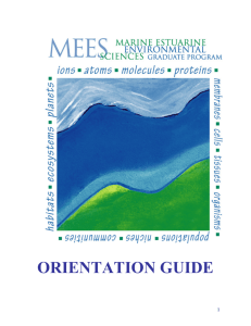 MEES Orientation_program - The University of Maryland Center for