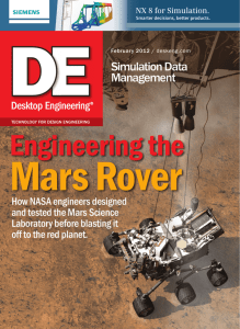 Desktop Engineering: Engineering the Mars Rover