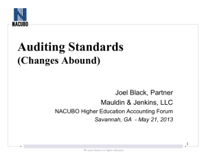 Auditing Standards