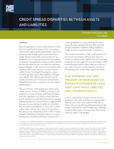 credit spread disparities between assets and liabilities