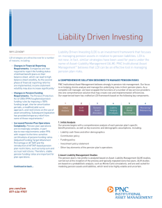 Liability Driven Investing