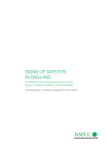 Signs of Safety® in England: an NSPCC commissioned report on
