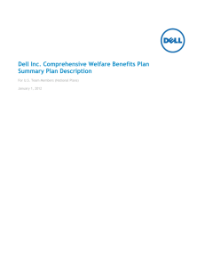 Dell Inc. Comprehensive Welfare Benefits Plan