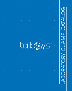 Talboys Laboratory Clamp Catalog