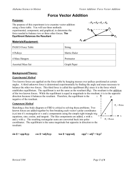 mathematical 72 table 215 Experiment 2  Physics Addition Vector