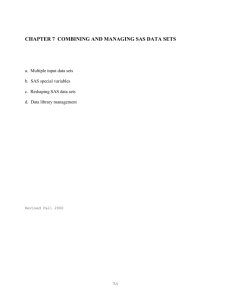chapter 7 combining and managing sas data sets