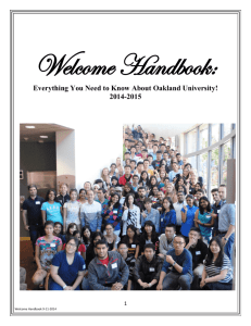 Everything You Need to Know About Oakland University! 2014-2015