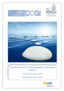 NAPT lay person report - Royal College of Psychiatrists