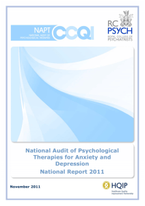 National report - Royal College of Psychiatrists
