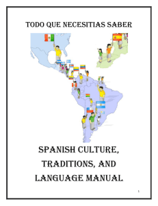 spanish culture, traditions, and language manual