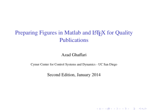 Preparing Figures in Matlab and LaTeX for Quality