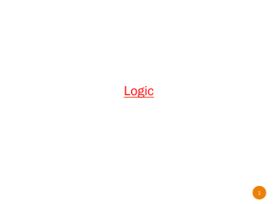 Logic - Stony Brook