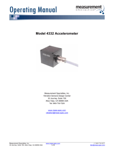 Model 4332 Accelerometer