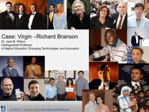 Virgin –Richard Branson