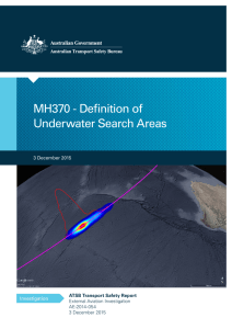 MH370 - Definition of Underwater Search Areas